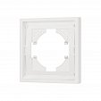 Рамка пластиковая FRM-TENDO-SFPL-1-WH (Arlight, Матовый белый)