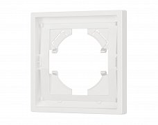 Рамка пластиковая FRM-TENDO-SFPL-1-WH (Arlight, Матовый белый)