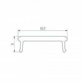 Экран призматический LINE-W16-2000 BLACK (Arlight, Пластик)