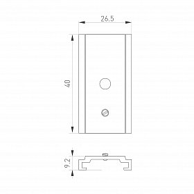 Держатель MAG-ORIENT-HOLDER-2620 (WH) (Arlight, Сталь)