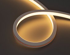 Лента герметичная MOONLIGHT-TOP-X320-13x12mm 24V Warm3000 (5 W/m, IP67, sauna, 15m, wire x2) (Arlight, Вывод вниз, 3 года)