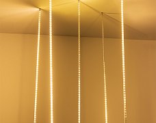 Светодиодная гирлянда ARD-ICEFALL-CLASSIC-D12-1000-5PCS-CLEAR-120LED-LIVE WARM (230V, 11W) (Ardecoled, IP65)