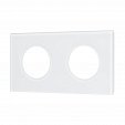 Рамка стеклянная FRM-GLARE-GC-2-WH (Arlight, -)