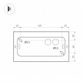 Светильник SP-Wall-170WH-Flat-12W Day White (Arlight, IP54 Металл, 3 года)