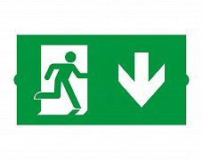 Пиктограмма EMGP-DIRECT-DOWN (Вниз) (Arlight, Пластик)
