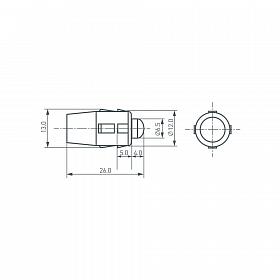 Модуль герметичный ARL-D12-7 5V Cool White (Arlight, IP65 Пластик, 1 год)