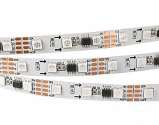 Светодиодная лента SPI-5000-IR21B 12V RGB (5060,300 LED x3,1804, ПДУ) (Arlight, Открытый, IP20)