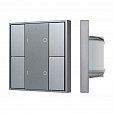 INTELLIGENT ARLIGHT Кнопочная панель DALI-201-23-2G-DIM-DT6-IN Silver (BUS, Frame) (IARL, IP20 Металл, 3 года)
