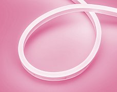 Лента герметичная AURORA-PS-A120-16x8mm 24V Pink (10 W/m, IP65, 2835, 5m) (Arlight, Силикон, 2 года)