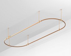 Основание ART-APRIORI-OVAL-ROD-400-3000x1000 (GD) (Arlight, IP20 Металл, 3 года)