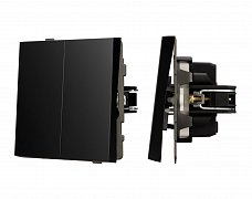 Механизм выключателя управления шторами SWT-TENDO-MKR2-PL-BK (230V, 10A) (Arlight, Черный)