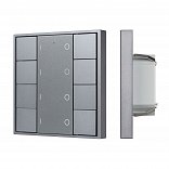 INTELLIGENT ARLIGHT Кнопочная панель DALI-201-23-4G-DIM-DT6-IN Silver (BUS, Frame) (IARL, IP20 Металл, 3 года)