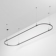 Основание ART-APRIORI-OVAL-HANG-4000x1000 (BK) (Arlight, IP20 Металл, 3 года)