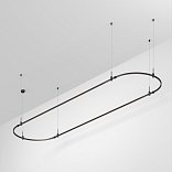 Основание ART-APRIORI-OVAL-HANG-4000x1000 (BK) (Arlight, IP20 Металл, 3 года)