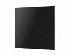 INTELLIGENT ARLIGHT Накладка панели KNX-23-4G-SUF Black (Backlightless) (IARL, IP20 Металл, 2 года)