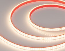 Светодиодная лента герметичная DOT-PFS-X160-10mm 24V Warm3000 (12 W/m, IP68, 5m) (Arlight, 5 лет)
