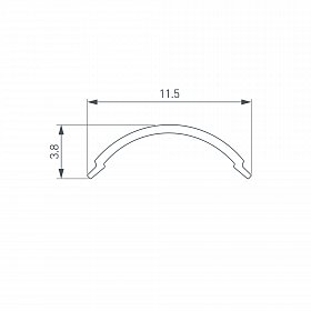 Экран SL-KANT-H10 ROUND OPAL (Arlight, Пластик)