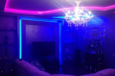 Многоцветная RGB подсветка разных зон квартиры