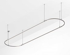 Основание ART-APRIORI-OVAL-ROD-800-4000x1000 (TN) (Arlight, IP20 Металл, 3 года)