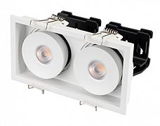 Светильник CL-SIMPLE-S148x80-2x9W Warm3000 (WH, 45 deg) (Arlight, IP20 Металл, 3 года)