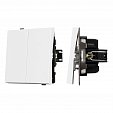 Механизм выключателя управления шторами SWT-TENDO-MKR2-PL-WH (230V, 10A) (Arlight, Белый)