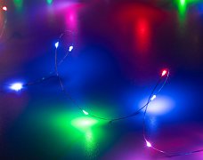 Светодиодная гирлянда ARD-DEW-HOME-10000-CLEAR-100LED-LIVE RGB (5V, USB, ПДУ) (Ardecoled, IP20)