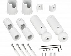 Крепление ARL-WAVE-1815-S-2-ENDCAP White (Arlight, Металл)