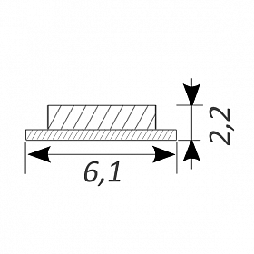 Светодиодная лента RZ 2-5000 12V White6000 2x (5060, 240 LED, Wave) (Arlight, 11.5 Вт/м, IP20)