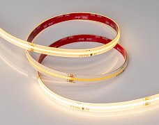 Светодиодная лента герметичная SPI-COB-SE-X378-12mm 24V Warm2700-PX63-BPT (7 W/m, IP65, 5m) (Arlight, бегущий огонь)