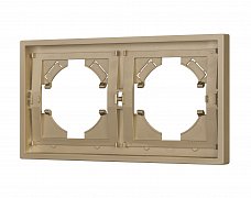 Рамка пластиковая FRM-TENDO-SFPL-2-GD (Arlight, Матовый песочный)