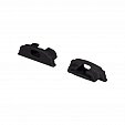 Заглушка ARH-BENT-W18 BLACK с отверстием (Arlight, Пластик)