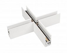 Коннектор крестовой MAG-CON-4592-X90 (WH) (Arlight, IP20 Металл, 5 лет)