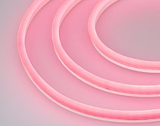 Образец Гибкий неон GALAXY-1608-5000CFS-2835-100 12V Pink 0.5M (16x8mm, 12W, IP67) (Arlight, 12 Вт/м, IP67)