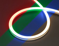 Лента герметичная MOONLIGHT-PRO-SIDE-X336-16x16mm 24V RGBW-Warm (12 W/m, IP67, 10m, wire x2) (Arlight, Вывод боковой, 5 лет)