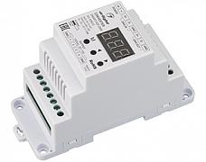 Конвертер SMART-K39-DMX (12-24V, 0/1-10V, DIN) (Arlight, Металл)