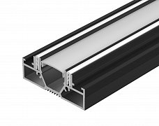 Профиль STRETCH-20-CEIL-D-CENTER-2000 BLACK (Arlight, Алюминий)
