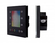 Панель Sens SR-2831AC-RF-IN Black (220V,RGB,4зоны) (Arlight, IP20 Пластик, 3 года)