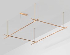 Основание ART-APRIORI-RECTANGLE-ROD-800-3000x2000 (GD) (Arlight, IP20 Металл, 3 года)