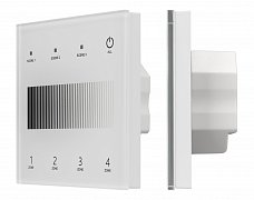 INTELLIGENT ARLIGHT Сенсорная панель SMART-DALI-301-11-4G-3SC-DT6 Белая (230V, встраиваемая, 2.4G) (IARL, IP20 Пластик, 5 лет)