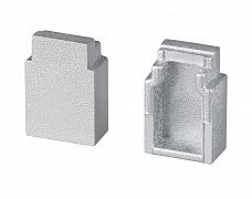 Заглушка WALL-FANTOM-BENT-W10-SIDE глухая (Arlight, Пластик)