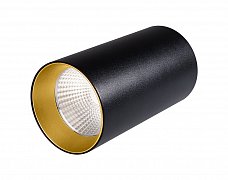 Светильник SP-POLO-SURFACE-R85-15W White5000 (BK-GD, 40 deg) (Arlight, IP20 Металл, 3 года)