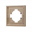 Рамка пластиковая FRM-TENDO-PL-1-GD (Arlight, Песочный)