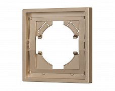 Рамка пластиковая FRM-TENDO-PL-1-GD (Arlight, Песочный)