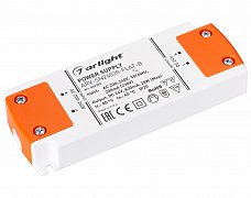 Блок питания ARV-SN24020-FLAT-B (24V, 0.83A, 20W) (Arlight, IP20 Пластик, 3 года)