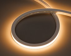 Лента герметичная HORIZON-3D-А120-12x12mm 24V Warm3000 (12 W/m, IP67, 5m, wire x1) (Arlight, Вывод боковой, 5 лет)