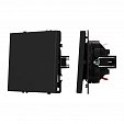 ARL NOBE Выключатель 1 кл софт-тач черный оникс SWT-MK01-SFPL-BK (250V, 10A) (Arlight, -)