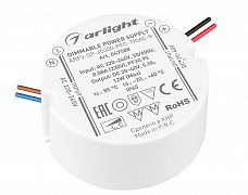 Блок питания ARPJ-SP-40300-PFC-TRIAC-R (12W, 20-40V, 300mA) (Arlight, IP65 Пластик, 5 лет)
