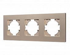 Рамка пластиковая FRM-PERIO-PL-3-GD (Arlight, -)