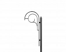 Кронштейн OXOR-SB2-1 BLACK (Arlight, Сталь)