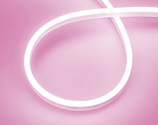 Лента герметичная AURORA-PS-A120-12x6mm 24V Pink (10 W/m, IP65, 2835, 5m) (Arlight, Силикон, 2 года)